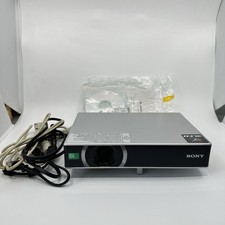 Sony VPL-CS21 3LCD SVGA Projector 800x600 Silver Black Composite Remote Case picture