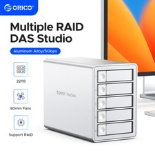 ORICO 5 Bay RAID Hard Drive Enclosure Case 2.5/3.5