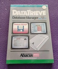 Vintage Abacus Software Datatrieve Database Manager For Atari ST New Sealed picture