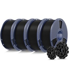 SUNLU PLA+2.0 3D Printer Filament, Black, 4Pack 4KG picture