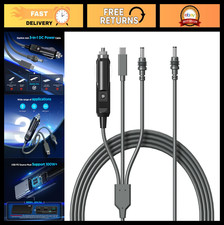 3 in 1 Starlink Mini Cable 10FT - High-Speed USB C Car Charger & DC Power Cable picture
