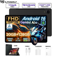 11 in Android 16 Wi-Fi tablet 20GB RAM 128GB FHD tablets 8000mAh GPS GMS Netflix picture
