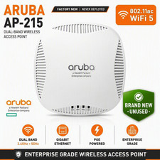 New Aruba AP-215 APIN0215 Dual-Band 802.11ac WiFi 5 PoE Wireless Access Point picture