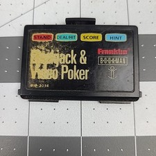 Franklin Bookman Cartridge - Blackjack & Video Poker Bjp-2034 picture