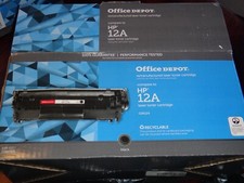 Office Depot- HP LaserJet 12A Toner Cartridge - Black  NEW picture