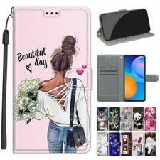 Flip Sunset Panda Cat Flower Wallet Cover Case For A56 A36 A16 A15 A24 A23 picture