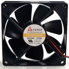 1 PC Y.S.TECH FD249225HB 90*90*25mm 2pin DC 24V 0.16A axial cooling fan picture