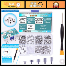 200Pcs M.2 SSD Mounting Screws & Standoffs Set with Screwdriver for Laptops picture