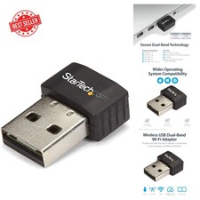 Versatile AC600 Dual Band USB WiFi Adapter - 433 Mbps for Laptops, Desktops picture