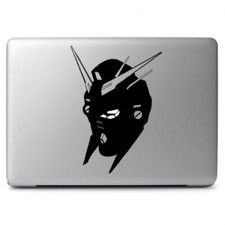 Detailed Gundam Head Vinyl Decal Sticker for Macbook Air Pro Laptop Car Window picture
