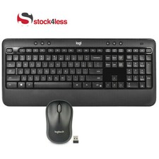 Logitech Advanced Combo Wireless Keyboard & Optical Mouse / WARRANTY  picture