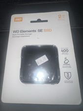 Brand New WD Elements WDBAYN0020BBK-WESN 2TB Portable Solid State Drive USB 3.0 picture