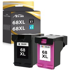 68 6155e 6555e 68XL 68e Ink Cartridges Black Color Combo Pack for HP68 Ink 68 XL picture