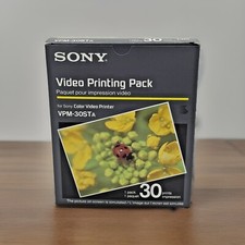 Sony Video Printing Pack VPM-30STA Paper and Ink 30 Prints Japan New picture
