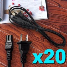 20x Pcs 6-Feet 2 Prong Slim AC Power adapter for Sony PlayStation 1 2 PS1 PS2 picture