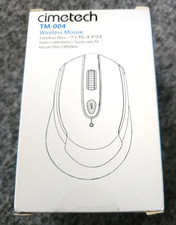 Cimetech USB Wireless Mini-Portable Optical Mouse White 3200DPI 6 Button TM-004 picture