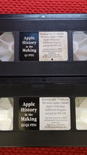 Apple Computer Vintage Internal VHS Tape Lot 1992 History In The Making Q1 Q2 Q3 picture