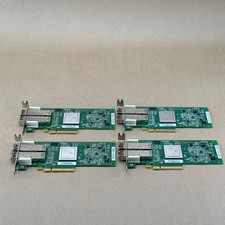 Lot of 4 HP QLogic QLE2562-HP Dual-Port 8Gb FC HBA 8x AJ718A SFP+ picture