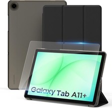 Ultra Slim Black Case with Screen Protector for Samsung Galaxy Tab A11+/A9+ Plus picture
