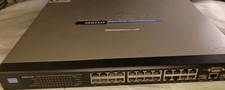 Linksys Cisco SRW224P 24-Port 10/100 PoE WebView Switch 2-Port Gigabit Tested picture