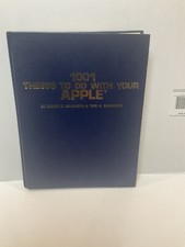 Vintage Book Apple II 1001 Things To Do With Your Apple First Edition Hardcover picture