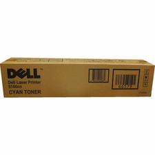 NEW GENUINE DELL 5100CN GG579 CYAN TONER SEALED BOX picture