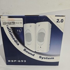 Multimedia Sound System SP-693 2.0 Channel Stereo Amplifier NIB  picture