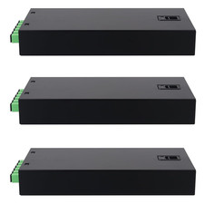 3-Pack SC-APC 6 Simplex 6 Port Wall Mount Fiber Enclosure with Splice Tray Singl picture