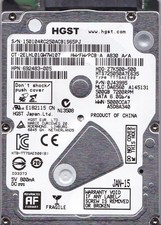 HGST HTS725050A7E635 pn: 0J43995 mlc: DA6560 RC250A CHINA JAN-15 500GB SATA 2.5