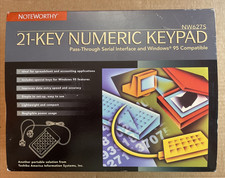 Toshiba Noteworthy 21 Key Numeric Keypad NW627S Vintage 1990's picture