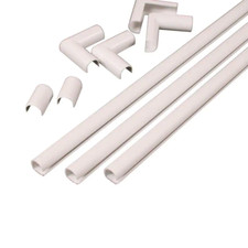 Wiremold Cordmate Cord Cover 9 Ft. Kit, Cord Hider for Home or Office, Holds 1 C picture