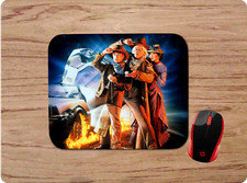 Back to the Future 3 Marty & Doc Art Custom Mouse Pad Desk Mat PC Gaming Gift picture