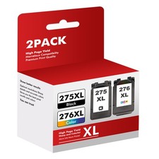 2 PACK PG-275XL CL-276XL Ink Cartridges For Canon PIXMA TR4722 TR4720 TR4700 picture