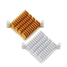 2 Pieces Aluminum 40x40mm Heatsink For PC Northbridge Cooling Hole Pitch 60mm picture