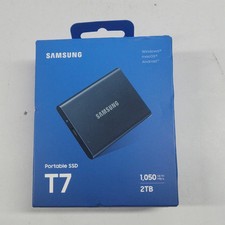 New Samsung Portable T7 2TB USB-C to USB-C SSD MU-PC2T0T picture