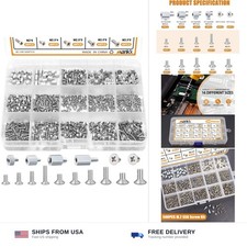 M.2 SSD Mounting Screws Kit 500pcs Nickel Plated Zinc NVMe Standoffs picture