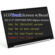 N13553-001 For HP Envy 17-CR 17T-CR FHD LCD Touch Assembly w/ Bezel B173HAN04.3 picture