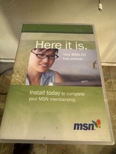 Vintage MSN Internet access CD ROM 2004 w/Original Jacket &  picture