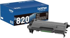 Brother Genuine Toner Cartridge, TN820, Replacement Black Toner picture