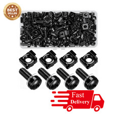 110 Pcs/55 Set Rack Mount Screws and Cage Nuts for Rack Mount Server Cabinet,... picture