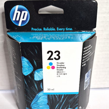  Genuine HP 23 Tri-Color Ink Cartridge C1823D New Sealed - Expired AUG 2015 OEM picture