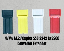 NVMe M.2 Adapter SSD 2242 to 2280 Hard Drive  Bracket Converter Extender LOT picture
