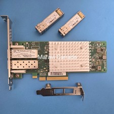 HPE SN1600Q QLogic QLE2742-HP 32GB Dual port FC HBA Adapter P9M76-63001, 2x SFPs picture