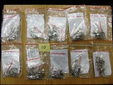 10 Set Lot, Xeon Nacona Server Motherboard Screw Set & Plate Mounting Clips  picture