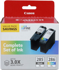 PG-285 XL / CL-286 XL Genuine Ink Value Pack (2 Cartridges), Compatible with TR7 picture