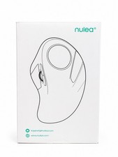 Nulea M505 Wireless Red Trackball Mouse Rechargeable Bluetooth USB Ergonomic picture