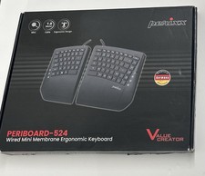 Perixx PERIBOARD-524B US Wired Mini Ergonomic Split Keyboard Firmware Updated picture