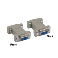 10PCS HD15 Female to Female Changer Adapter VGA 15Pin Shielded Molded Video picture