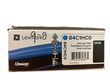 Original Lexmark 84C1HC0 Cyan Toner Cartridge New picture