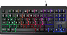 87-Key RGB LED Backlit Gaming Keyboard Wired USB Compact TKL for PC Laptop picture